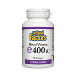 Natural Factors Mixed Vitamin E 400IU, 90 Ct - My Vitamin Store
