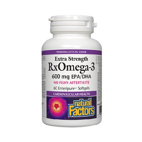 Natural Factors RxOmega-3 (Fish Oil), 60 Ct - My Vitamin Store