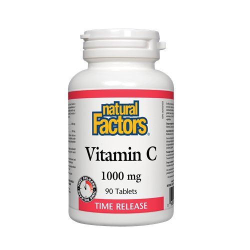 Natural Factors Time Release Vitamin C 1000mg, 90 Ct - My Vitamin Store