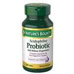 Nature's Bounty Acidophilus Probiotic 100 Million, 120 Ct - My Vitamin Store