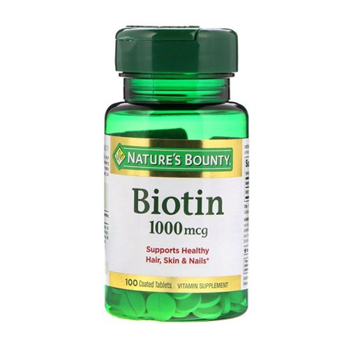 Nature's Bounty Biotin 1000 mcg, 100 Ct - My Vitamin Store