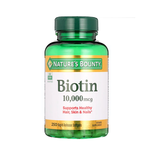 Nature's Bounty Biotin 10000 mcg, 250 Ct - My Vitamin Store