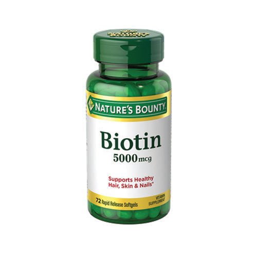 Nature's Bounty Biotin 5000 mcg, 72 Ct - My Vitamin Store