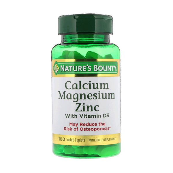 Nature's Bounty Calcium Magnesium Zinc, 100 Ct - My Vitamin Store