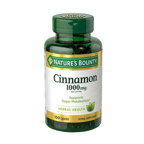 Nature's Bounty Cinnamon 1000mg, 100 Ct - My Vitamin Store