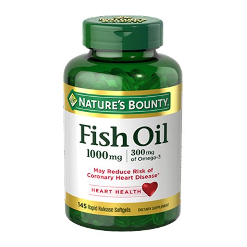 Nature's Bounty Fish Oil 1000 mg, 145 Ct - My Vitamin Store