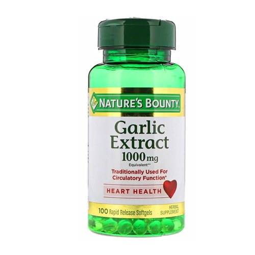 Nature's Bounty Garlic 1000mg, 100 Ct - My Vitamin Store