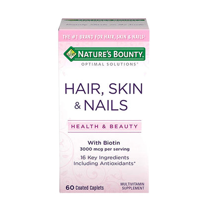 Nature's Bounty Hair, Skin & Nails, 60 Ct - My Vitamin Store