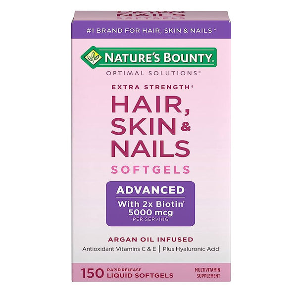 Nature's Bounty Hair, Skin & Nails Extra Strength, 150 Ct - My Vitamin Store