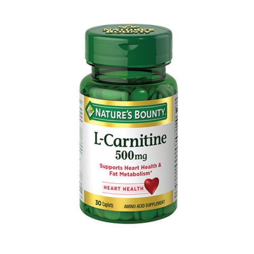 Nature's Bounty L-Carnitine 500mg, 30 Ct - My Vitamin Store