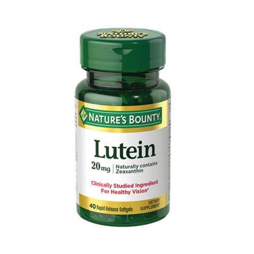 Nature's Bounty Lutein 20mg, 40 Ct - My Vitamin Store
