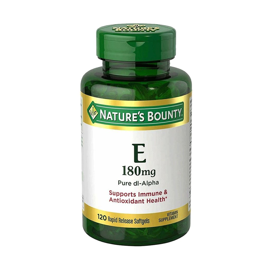 Nature's Bounty Vitamin E 180mg, 120 Ct - My Vitamin Store