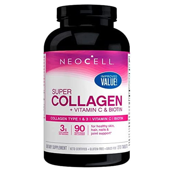 NeoCell Super Collagen + Vitamin C & Biotin, 270 Ct - My Vitamin Store