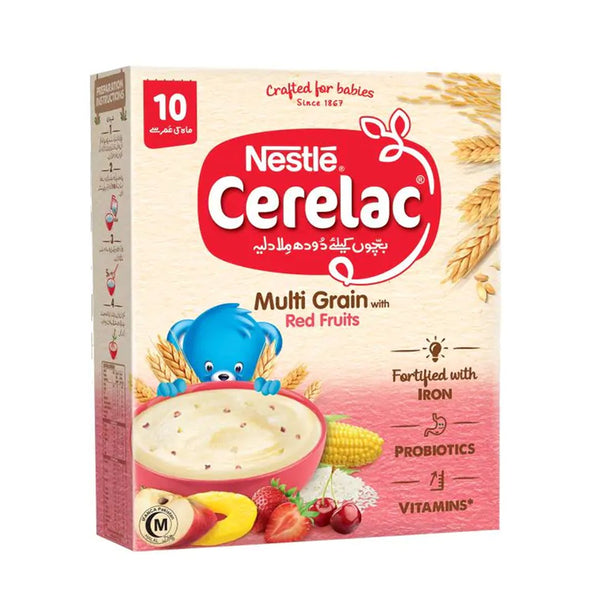 Nestle Cerelac Multi Grain with Red Fruits, 175g - My Vitamin Store