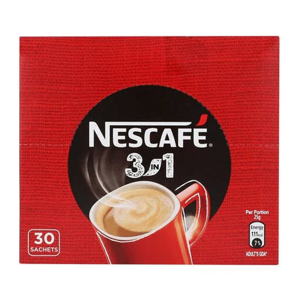 Nestle Nescafe 3-in-1 Coffee Sachet, 30 Ct - My Vitamin Store