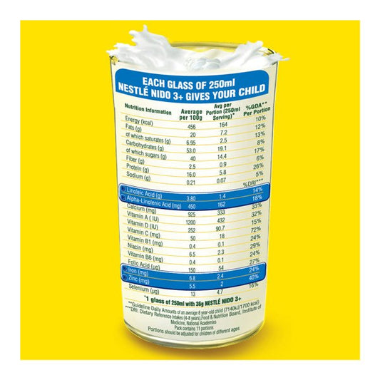 Nestle NIDO 3+, 375g - My Vitamin Store