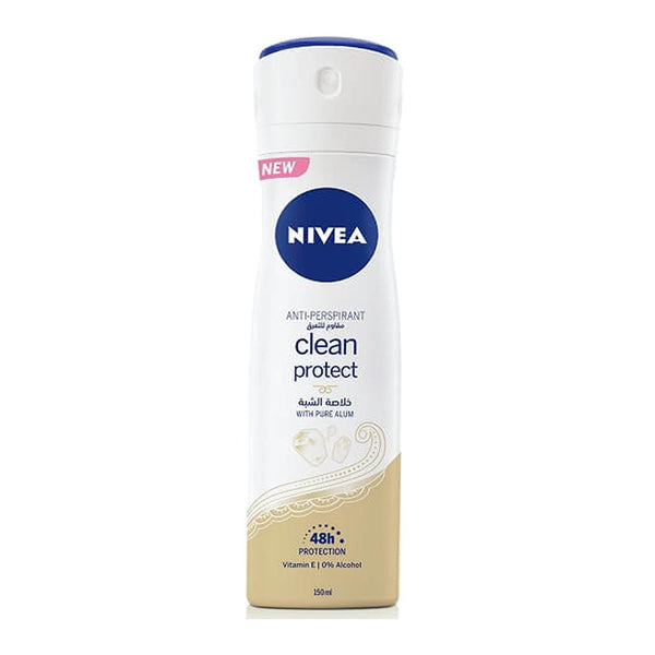Nivea Clean Protect with Pure Alum Women Body Spray, 150ml - My Vitamin Store