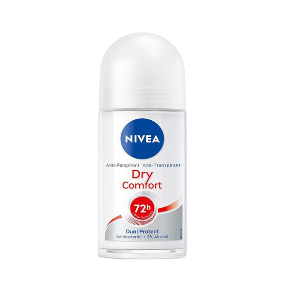 Nivea Dry Comfort 72H Women Roll-on Deodorant, 50ml - My Vitamin Store