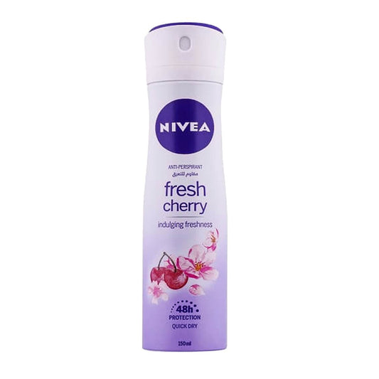 Nivea Fresh Cherry Indulging Freshness Women Body Spray, 150ml - My Vitamin Store