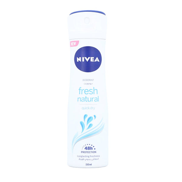 Nivea Fresh Natural Quick Dry Women Body Spray, 150ml - My Vitamin Store