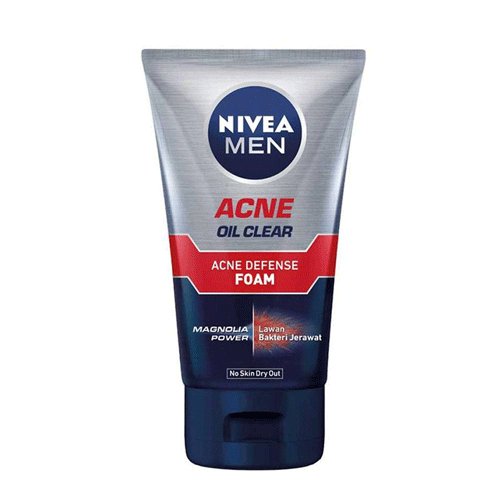 Nivea Men Acne Oil Clear Foam, 100ml - My Vitamin Store