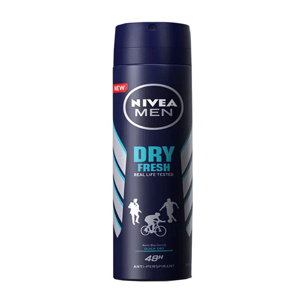 Nivea Men Dry Fresh Quick Dry Body Spray, 150ml - My Vitamin Store