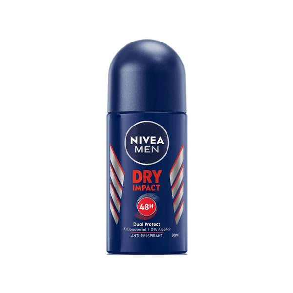 Nivea Men Dry Impact Anti-Perspirant Deodorant Roll-on, 50ml - My Vitamin Store