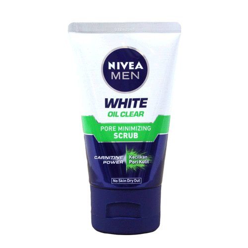 Nivea Men White Oil Clear Scrub, 100ml - My Vitamin Store