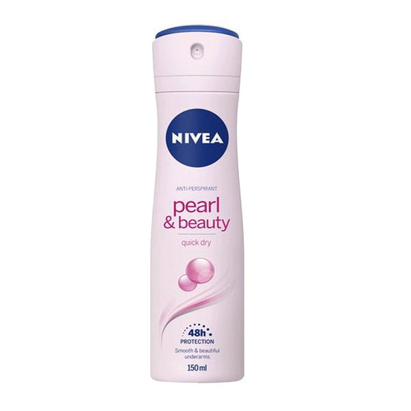 Nivea Pearl & Beauty Quick Dry Women Body Spray, 150ml - My Vitamin Store
