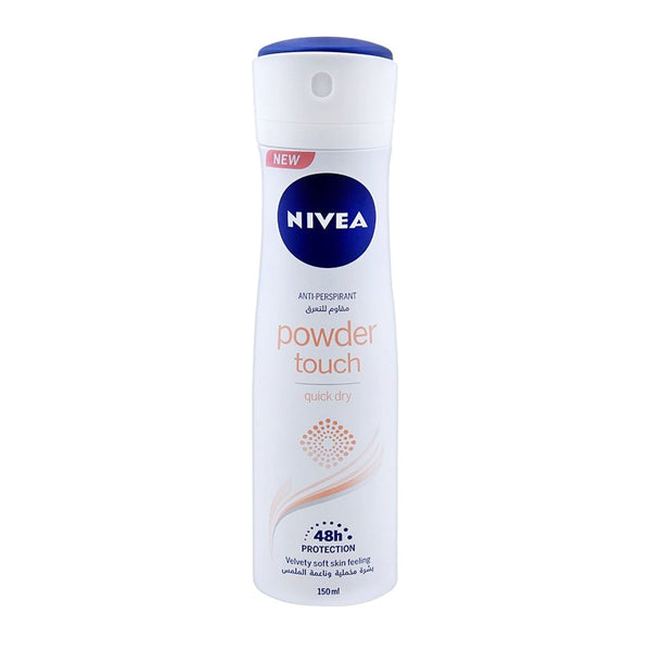Nivea Powder Touch Quick Dry 48H Women Body Spray, 150ml - My Vitamin Store