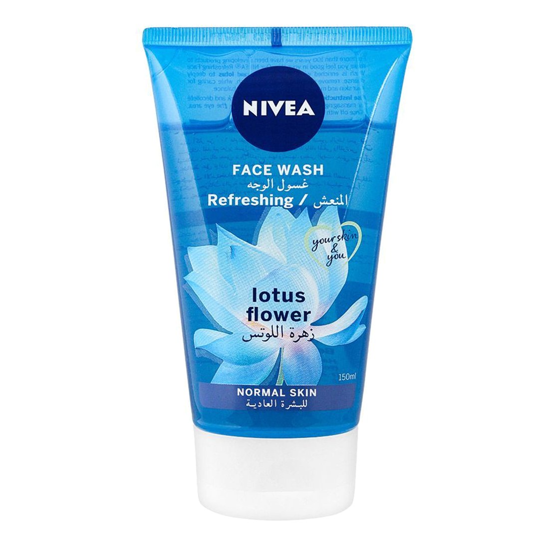 Nivea Refreshing Lotus Flower Face Wash, 150ml - My Vitamin Store