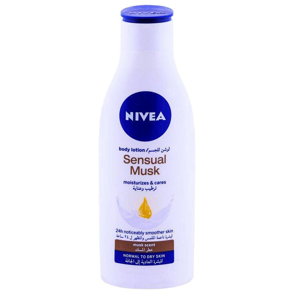 Nivea Sensual Musk Moisturizers & Cares Body Lotion, 250ml - My Vitamin Store