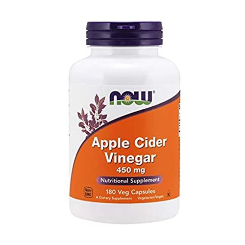 NOW Apple Cider Vinegar 450 mg, 180 Ct - My Vitamin Store