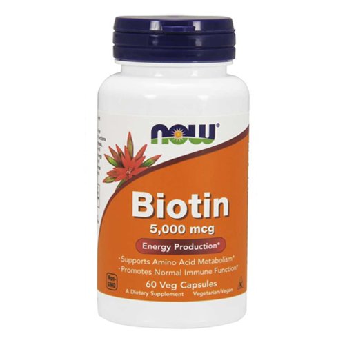 NOW Biotin 5000 mcg, 60 Ct - My Vitamin Store