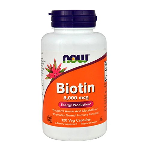 NOW Biotin 5000mcg, 120 Ct - My Vitamin Store