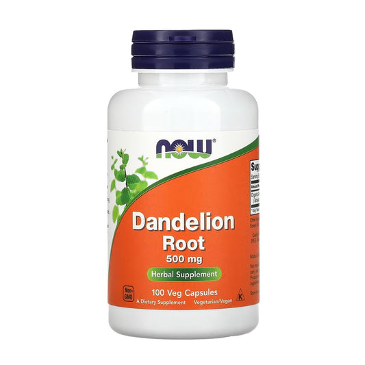 NOW Dandelion Root 500 mg, 100 Ct