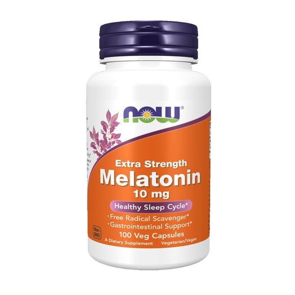 NOW Extra Strength Melatonin 10mg, 100 Ct - My Vitamin Store