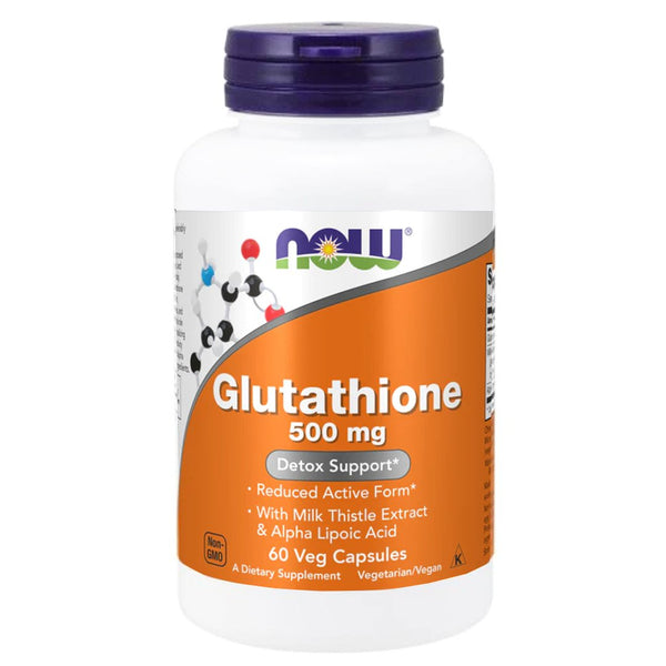 NOW Glutathione 500mg, 60 Ct - My Vitamin Store