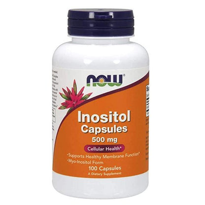 NOW Inositol 500mg, 100 Ct 