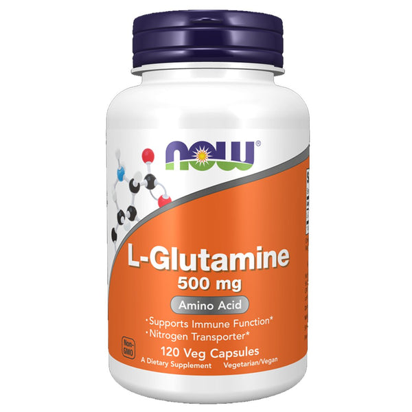 NOW L-Glutamine 500mg, 120 Ct - My Vitamin Store