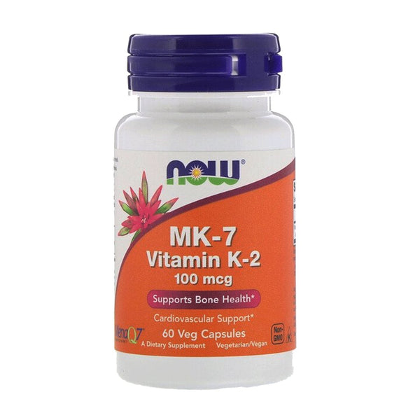 NOW MK-7 (Vitamin K-2) 100mcg, 60 Ct - My Vitamin Store