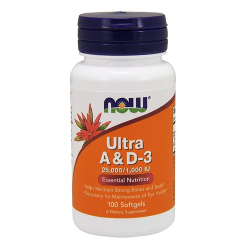 NOW Ultra A & D-3, 100 Ct - My Vitamin Store