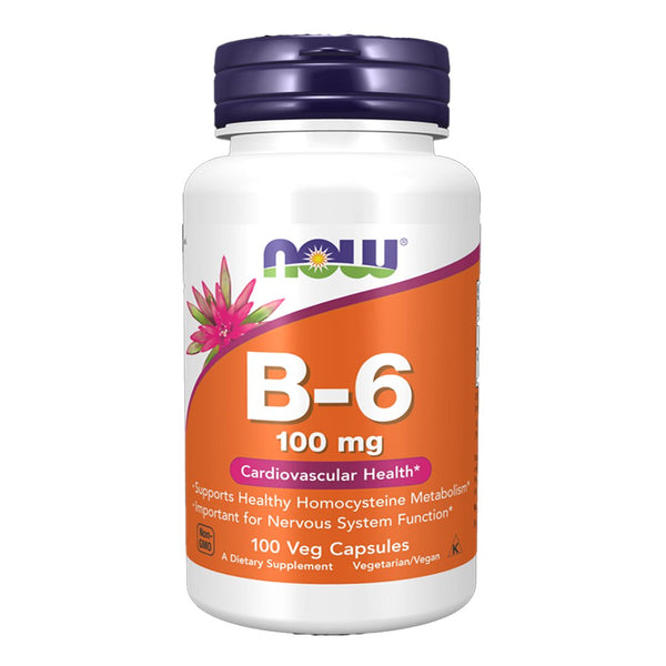 NOW Vitamin B-6 100mg, 100 Ct - My Vitamin Store