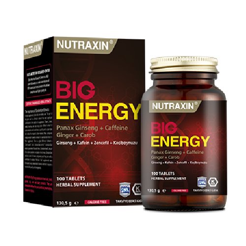Nutraxin Big Energy, 100 Ct - My Vitamin Store