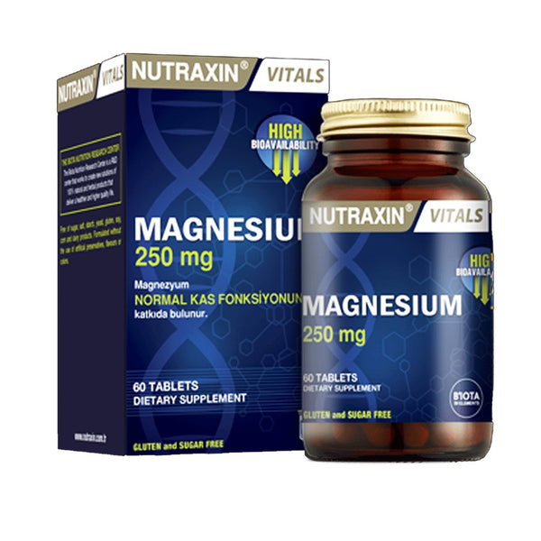 Nutraxin Magnesium Citrate 250 mg, 60 Ct - My Vitamin Store