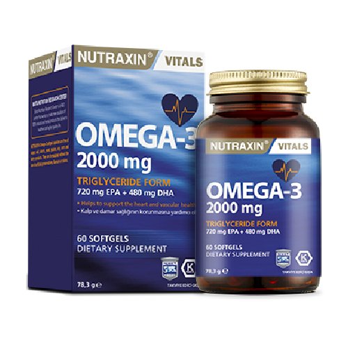 Nutraxin Omega-3, 60 Ct - My Vitamin Store