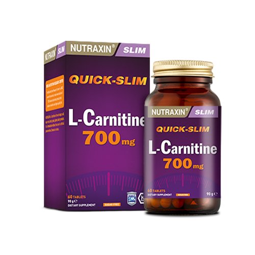 Nutraxin Quick-Slim L-Carnitine 700mg, 60 Ct - My Vitamin Store