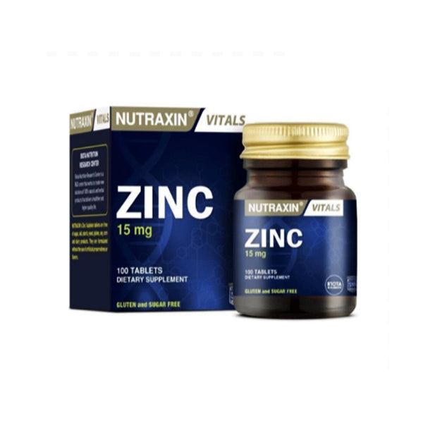 Nutraxin Zinc Sulphate 15mg, 100 Ct - My Vitamin Store