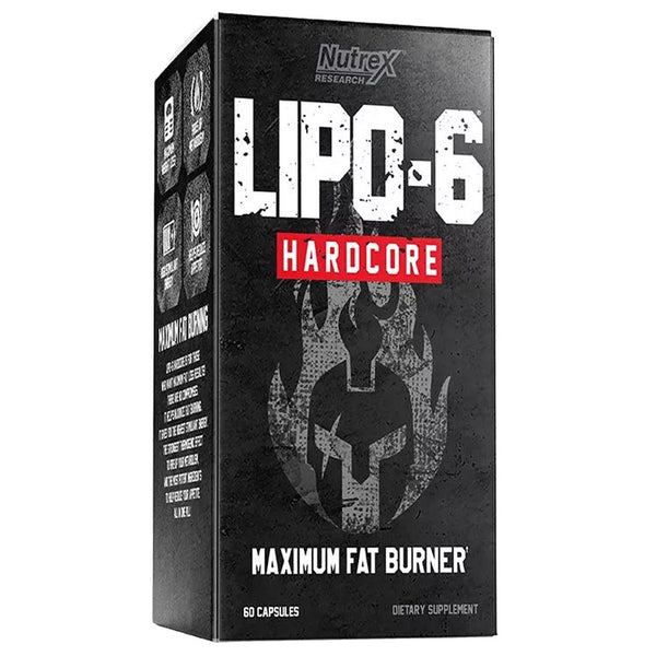 Nutrex Lipo-6 Hardcore Maximum Fat Burner, 60 Ct - My Vitamin Store