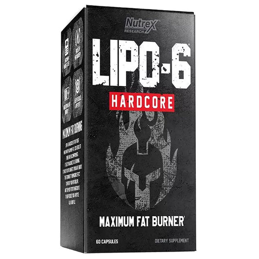 Nutrex Lipo-6 Hardcore Maximum Fat Burner, 60 Ct - My Vitamin Store